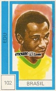 Sticker Edu - Campeonato Mundial de Futbol 1974
 n. 102 - Cromo Crom