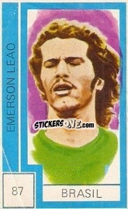 Figurina Emerson Leao - Campeonato Mundial de Futbol 1974
 - Cromo Crom