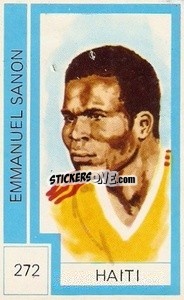 Sticker Emmanuel Sanon - Campeonato Mundial de Futbol 1974
 - Cromo Crom