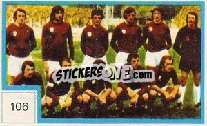Sticker Equipo - Campeonato Mundial de Futbol 1974
 n. 106 - Cromo Crom