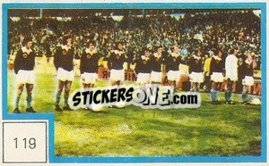 Sticker Equipo - Campeonato Mundial de Futbol 1974
 n. 119 - Cromo Crom