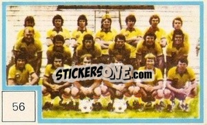 Sticker Equipo - Campeonato Mundial de Futbol 1974
 n. 56 - Cromo Crom