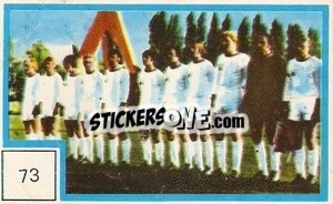 Sticker Equipo - Campeonato Mundial de Futbol 1974
 n. 73 - Cromo Crom