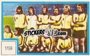 Sticker Equipo - Campeonato Mundial de Futbol 1974
 n. 159 - Cromo Crom