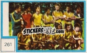 Cromo Equipo - Campeonato Mundial de Futbol 1974
 n. 261 - Cromo Crom