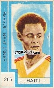 Sticker Ernst Jean-Joseph - Campeonato Mundial de Futbol 1974
 - Cromo Crom