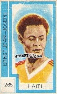 Sticker Ernst Jean-Joseph - Campeonato Mundial de Futbol 1974
 n. 265 - Cromo Crom