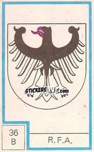 Sticker Escudo - Campeonato Mundial de Futbol 1974
 - Cromo Crom