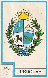 Sticker Escudo - Campeonato Mundial de Futbol 1974
 n. 145B - Cromo Crom
