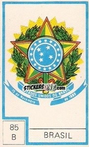 Figurina Escudo - Campeonato Mundial de Futbol 1974
 - Cromo Crom