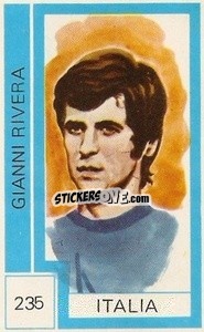 Sticker Fabio Capello - Campeonato Mundial de Futbol 1974
 n. 235 - Cromo Crom