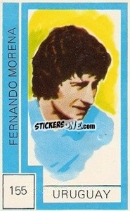 Cromo Fernando Morena - Campeonato Mundial de Futbol 1974
 - Cromo Crom