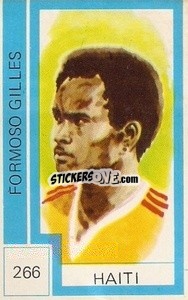 Sticker Formoso Gilles - Campeonato Mundial de Futbol 1974
 n. 266 - Cromo Crom