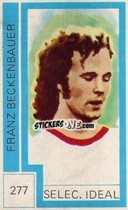 Figurina Franz Beckenbauer - Campeonato Mundial de Futbol 1974
 - Cromo Crom