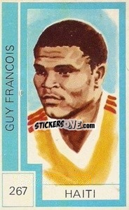 Cromo Guy Francois - Campeonato Mundial de Futbol 1974
 - Cromo Crom