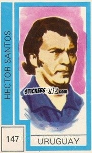 Figurina Hector Santos - Campeonato Mundial de Futbol 1974
 - Cromo Crom