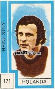 Sticker Hein Stuy - Campeonato Mundial de Futbol 1974
 - Cromo Crom