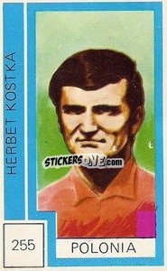 Sticker Herbet Kostka - Campeonato Mundial de Futbol 1974
 - Cromo Crom
