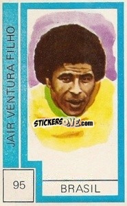 Sticker Jair Ventura Filho - Campeonato Mundial de Futbol 1974
 n. 95 - Cromo Crom
