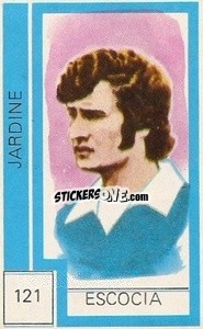 Sticker Jardine - Campeonato Mundial de Futbol 1974
 n. 121 - Cromo Crom