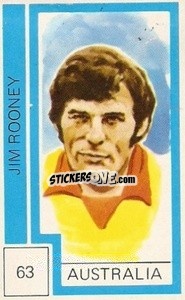 Sticker Jim Rooney - Campeonato Mundial de Futbol 1974
 n. 63 - Cromo Crom