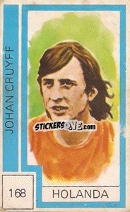 Sticker Johan Cruyff - Campeonato Mundial de Futbol 1974
 n. 168 - Cromo Crom