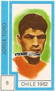 Sticker Jorge Pinto - Campeonato Mundial de Futbol 1974
 - Cromo Crom