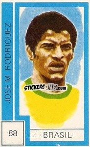 Sticker Jose M. Rodriguez - Campeonato Mundial de Futbol 1974
 n. 88 - Cromo Crom
