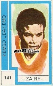 Sticker Kembo Ubakemo - Campeonato Mundial de Futbol 1974
 - Cromo Crom