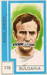 Sticker Kivil Ivkov - Campeonato Mundial de Futbol 1974
 n. 179 - Cromo Crom