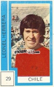 Sticker Leonel Herrera - Campeonato Mundial de Futbol 1974
 - Cromo Crom