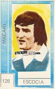 Cromo Macari - Campeonato Mundial de Futbol 1974
 - Cromo Crom