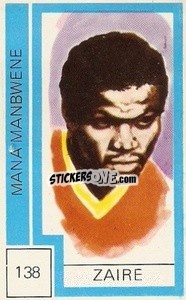 Sticker Mana Manbwene - Campeonato Mundial de Futbol 1974
 n. 138 - Cromo Crom
