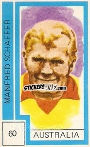 Sticker Manfred Schaefer - Campeonato Mundial de Futbol 1974
 - Cromo Crom