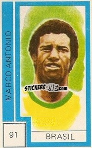 Sticker Marco Antonio - Campeonato Mundial de Futbol 1974
 n. 91 - Cromo Crom