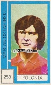 Figurina Marian Ostafinski - Campeonato Mundial de Futbol 1974
 - Cromo Crom