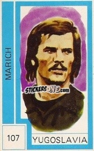 Sticker Marich - Campeonato Mundial de Futbol 1974
 n. 107 - Cromo Crom
