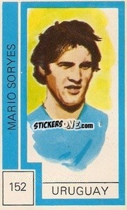 Sticker Mario Soryes - Campeonato Mundial de Futbol 1974
 - Cromo Crom