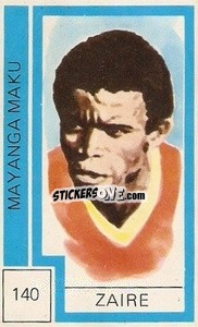 Cromo Mayanga Maku - Campeonato Mundial de Futbol 1974
 - Cromo Crom