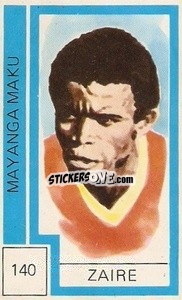 Sticker Mayanga Maku - Campeonato Mundial de Futbol 1974
 n. 140 - Cromo Crom