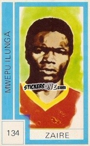 Sticker Mwepu Ilunga - Campeonato Mundial de Futbol 1974
 n. 134 - Cromo Crom