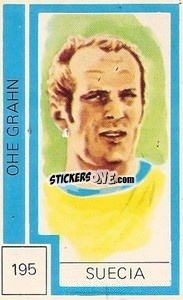 Sticker Ohe Grahn - Campeonato Mundial de Futbol 1974
 - Cromo Crom