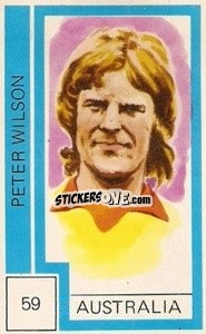 Sticker Peter Wilson - Campeonato Mundial de Futbol 1974
 n. 59 - Cromo Crom