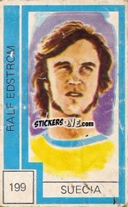 Sticker Ralf Edstrom - Campeonato Mundial de Futbol 1974
 - Cromo Crom
