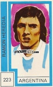 Sticker Ramon Heredia - Campeonato Mundial de Futbol 1974
 n. 223 - Cromo Crom