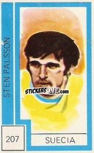 Sticker Sten Palsson - Campeonato Mundial de Futbol 1974
 n. 207 - Cromo Crom