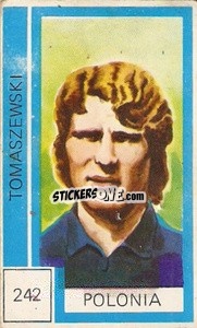 Sticker Tomaszewski - Campeonato Mundial de Futbol 1974
 n. 242 - Cromo Crom