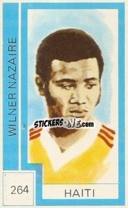 Sticker Wilner Nazaire - Campeonato Mundial de Futbol 1974
 - Cromo Crom