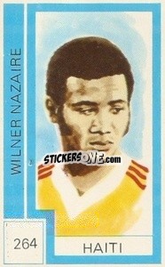 Cromo Wilner Nazaire - Campeonato Mundial de Futbol 1974
 - Cromo Crom