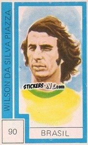 Sticker Wilson Da Silca Piazza - Campeonato Mundial de Futbol 1974
 n. 90 - Cromo Crom